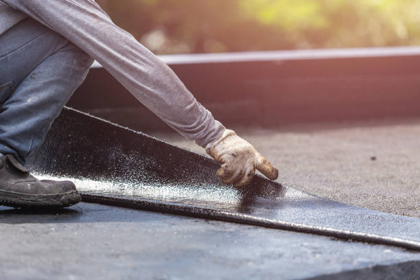 Professional Waterproofing technician working in Dupont, IN